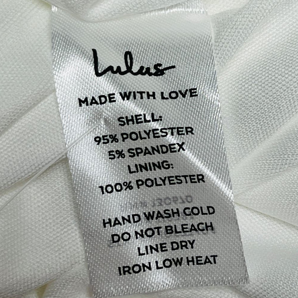 LULU'S 2X plus Feeling Forever White Long Sleeve Mermaid Bridal Maxi Dress B167 - Picture 5 of 10